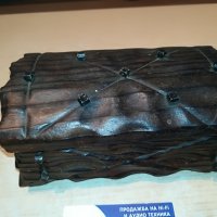 дървена кутия с метален обков-внос франция, снимка 4 - Колекции - 29524385