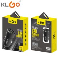 KLGO Алуминиево Зарядно За телефон USB Fast Charge за кола запалка, снимка 2 - Зарядни за кола - 34509531