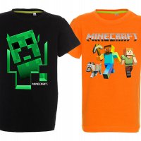 Тениски Minecraft 8 модела Всички размери и цветове, снимка 5 - Детски тениски и потници - 33189791