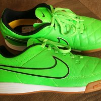 NIKE TIEMPO Размер EUR 38 / UK 5 обувки за футбол в зала естествена кожа 47-13-S, снимка 1 - Детски маратонки - 40028764