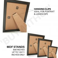 Нова дървена рамка за стена бюро картина снимка Размер A4 Декор Дом офис, снимка 2 - Други - 37737815