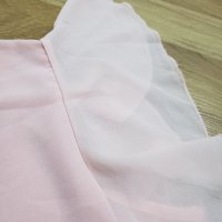 Нежен розов топ блузка, снимка 6 - Корсети, бюстиета, топове - 34443317