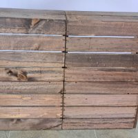 Ръчно изработен дървен щанд и пейка с облегалка, снимка 8 - Декорация за дома - 39404698