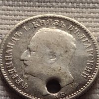 Сребърна монета 50 стотинки 1891г. Фердинанд първи Княз Български 40570, снимка 7 - Нумизматика и бонистика - 42832214