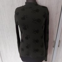 Зелена блуза тюл и бродерия АСОС - 15,00лв., снимка 4 - Блузи с дълъг ръкав и пуловери - 32029829