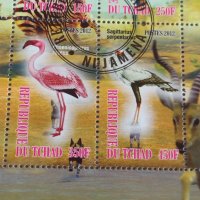 Пощенски марки чиста комплектна серия ПТИЦИ поща Република Чад за колекция 29522, снимка 4 - Филателия - 37723311