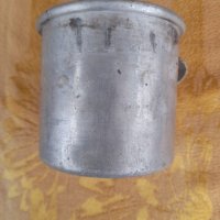 Старо алуминиево канче, снимка 2 - Антикварни и старинни предмети - 40709149