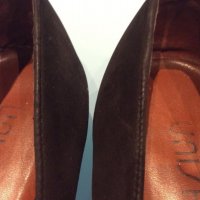 Черни велурени обувки UNISA – равни, № 39 , снимка 3 - Дамски ежедневни обувки - 36745878