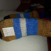 Ръчно плетени дамски чорапи 39 размер, снимка 2 - Дамски чорапи - 38588389