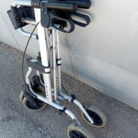 Инвалидна АЛУМИНИЕВА количка ролатор, проходилка, за хора в тежко положение,под наем или продажба, снимка 9 - Инвалидни колички - 21370773