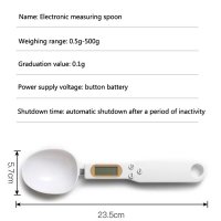Електронна кухненса везна лъжица домакински кантар за храна кафе ядки, снимка 5 - Везни - 40152977