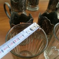 Руски термо стъклени чаши, снимка 4 - Антикварни и старинни предмети - 36634923