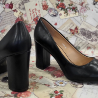 Moднид дамски обувки на ток модел: 6199 black , снимка 6 - Дамски обувки на ток - 44620449