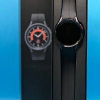 НОВ!!! Смарт часовник Samsung Galaxy Watch 5 Pro, 45 мм, LTE, Black Titanium, снимка 1 - Смарт часовници - 42745371