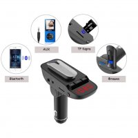 Трансмитер с Hands-Free слушалка Car Bluetooth Headset ER-9, снимка 3 - Аксесоари и консумативи - 31846864