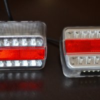 ЛЕД комбинирана задна светлина със 16 SMD диода 12V/24V, снимка 2 - Аксесоари и консумативи - 29124929