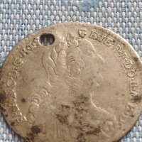Сребърна монета 7 кройцера 1762г. Франц първи Кремниц Австрия 14911, снимка 1 - Нумизматика и бонистика - 42915298