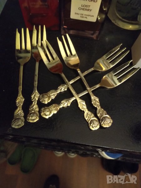 gold vergoldet  Baccara Rose  позлатени прибори , снимка 1