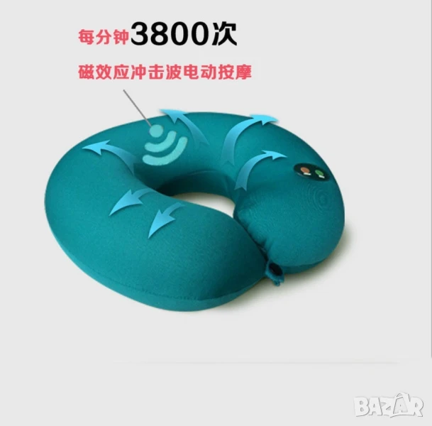 Масажна въглавница от мек дишащ материал  , снимка 1