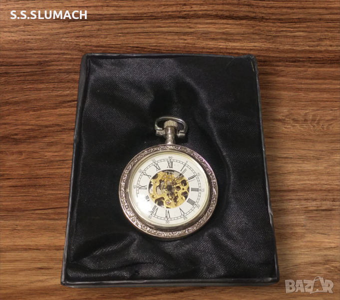  Джобен часовник СКЕЛЕТОН, снимка 1