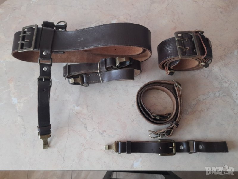 Царски кожен колан 4 броя, снимка 1