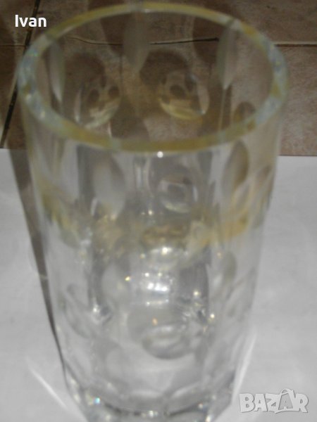 Голяма Кристална Ваза-Кръгла-210мм-Диаметър 110мм-Тежка-3,0 кг, снимка 1