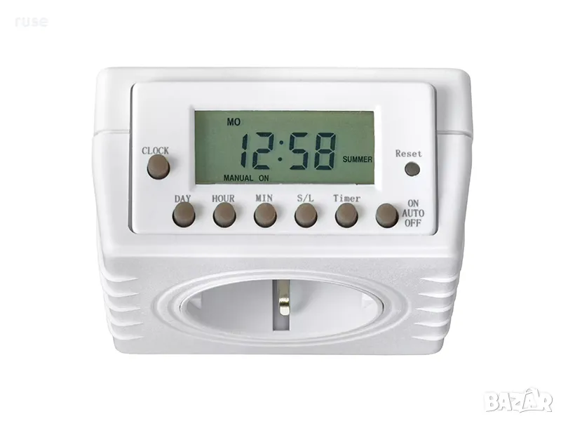 НОВ! Дигитален седмичен таймер / контакт с таймер, снимка 1