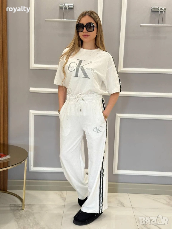 Calvin Klein Бял Нов Дамски Комплект , снимка 1