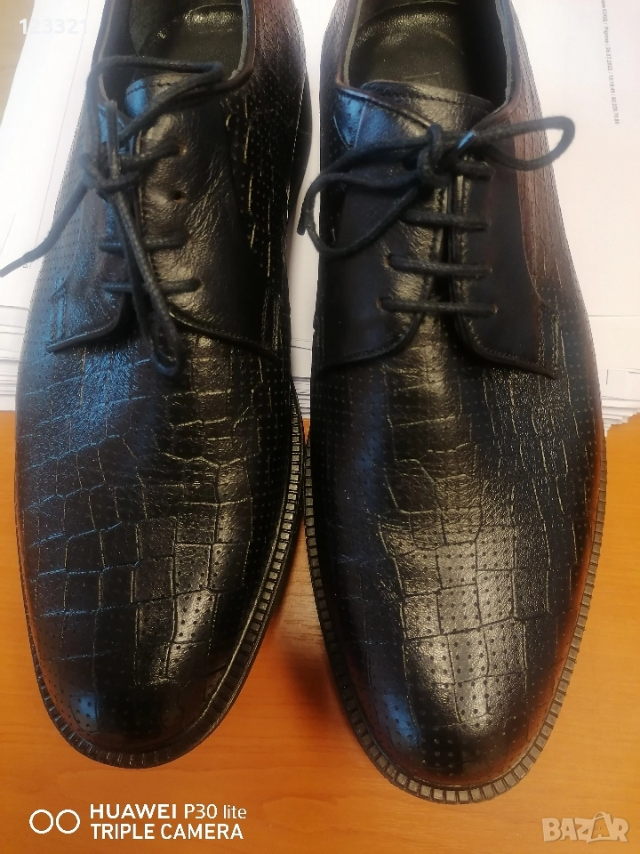 Нови мъжки обувки от естествена кожа 43 номер, снимка 1