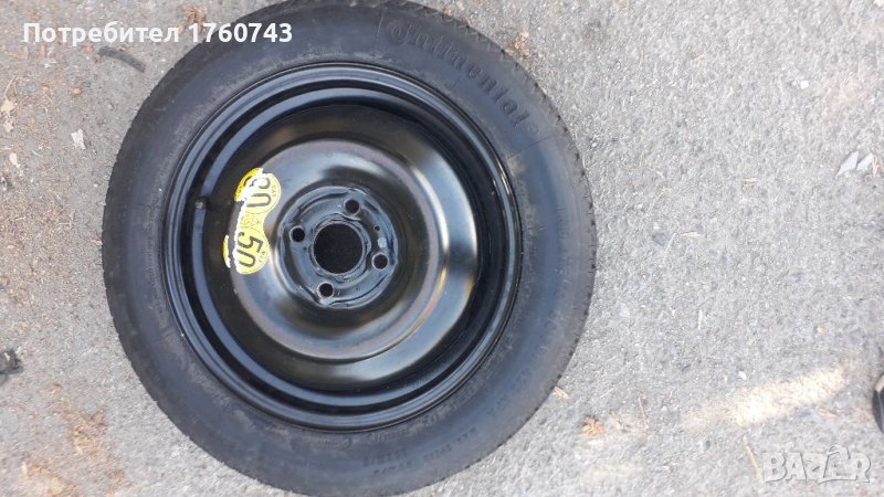 Резервна гума патерицаROVER/ 125/80/15/4×100/центр.отвор 56,1, снимка 1