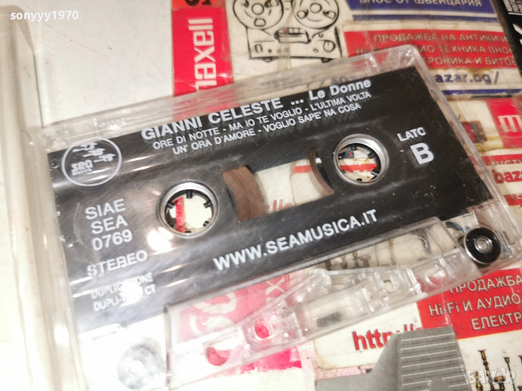 GIANNI CELESTE-ORIGINAL TAPE 2112251927, снимка 1