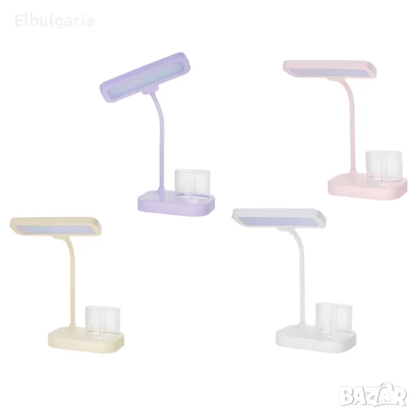 Настолна лампа с вграден димер и батерия, led 6w, 5v, 2938, снимка 1