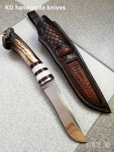Ръчно изработен ловен нож от марка KD handmade knives ловни ножове, снимка 1