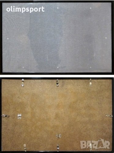 Рамка за картини и пъзели дървен профил размер 1см. със закачалки за стена за вертикално или хоризон, снимка 1