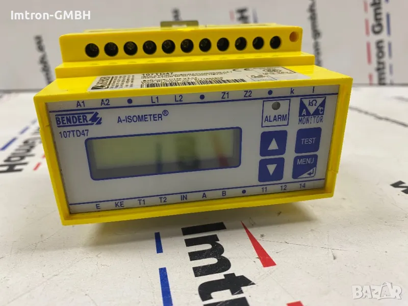 ISOMETER Bender 107TD47 Устройство за мониторинг на медицински ИТ системи AC, 3(N)AC, снимка 1