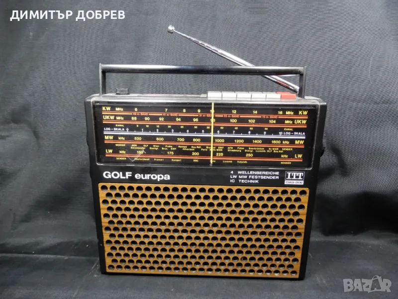 СТАР РЕТРО ТРАНЗИСТОР РАДИО ITT GOLF EUROPA, снимка 1
