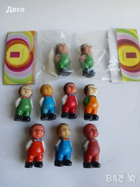 Стари гумени фигурки таралежи., снимка 1