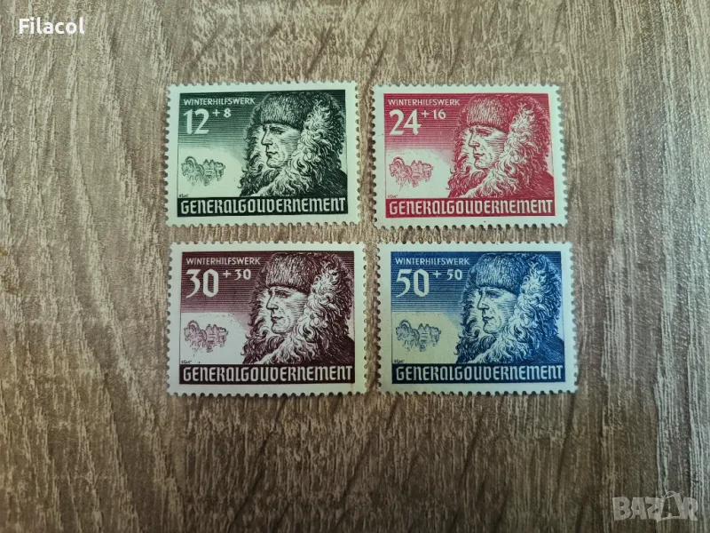 Германия Главно Правителство Зимно благоденствие пълна MNH, снимка 1