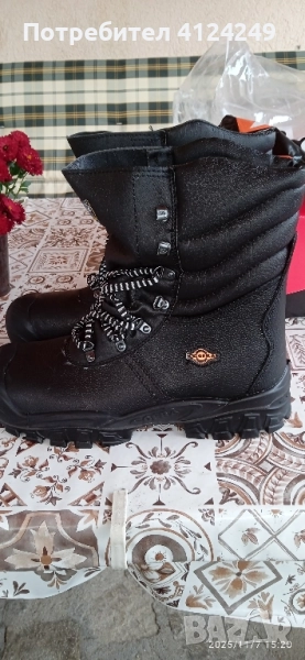 зимни обувки с бомбе , снимка 1