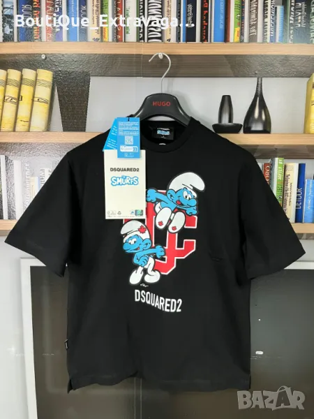 Мъжка тениска Dsquared The Smurfs 2024 !!!, снимка 1