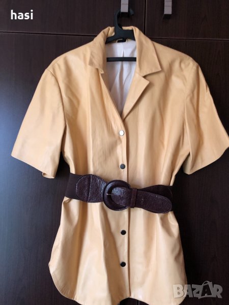 Кожено сако, снимка 1