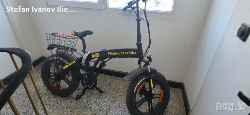 Ел. велосипед XMART E-BIKE TNT10 FAT 20" PRO, снимка 1
