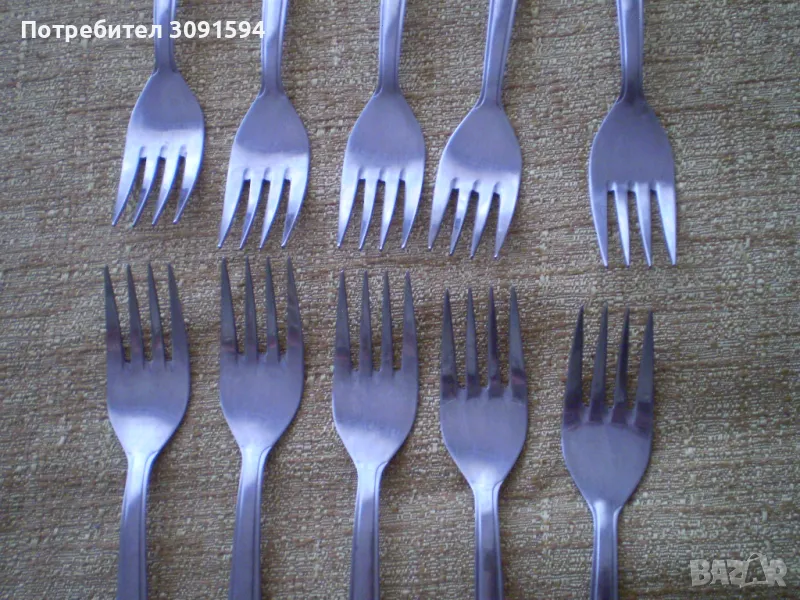 H.KORKMAZ ДЕСЕРТНИ ВИЛИЦИ 10 БРОЯ 18/10, снимка 1