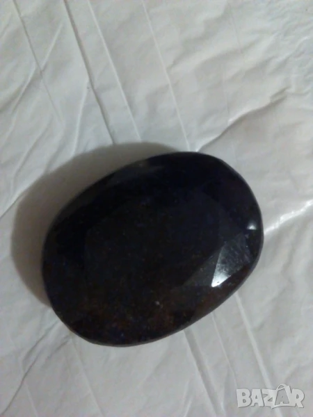 Натурален син сапфир , септария  и обеци -  18   08 , снимка 1