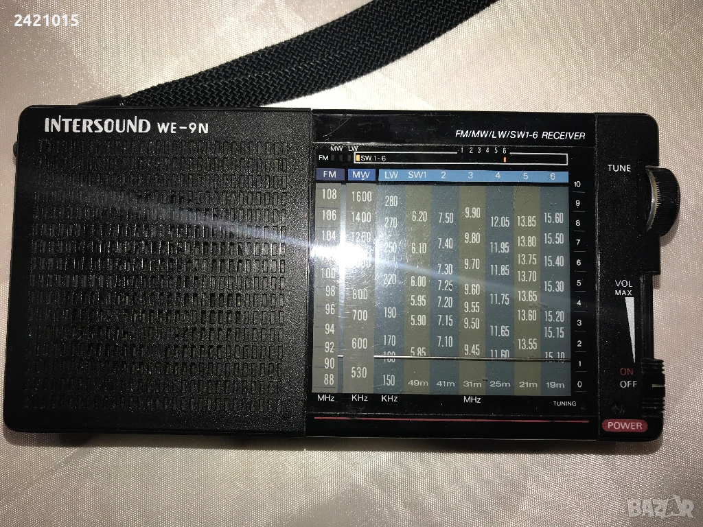 Радио Intersound WE-9N, снимка 1