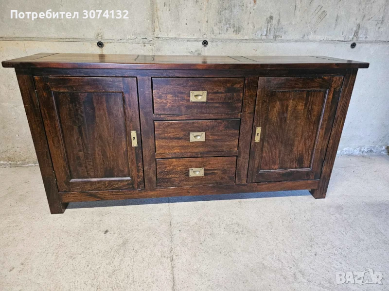 Контрабюфет уникална изработка (изцяло от масив) , снимка 1