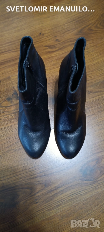 Дамски боти естествена кожа 38/39 номер , снимка 1