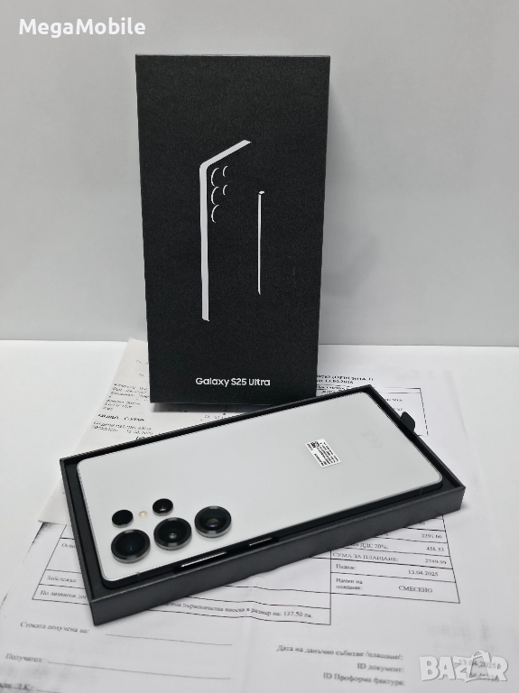 Samsung S25 Ultra 512GB White•Гаранция, снимка 1