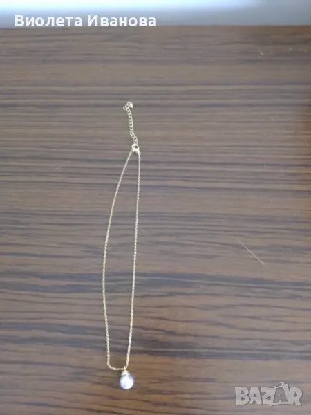 Колие тип златно с перла, Орифлейм , снимка 1