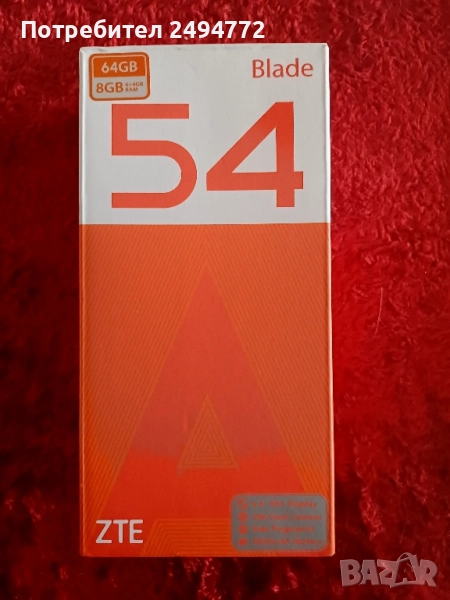 нов телефон blade A54, снимка 1
